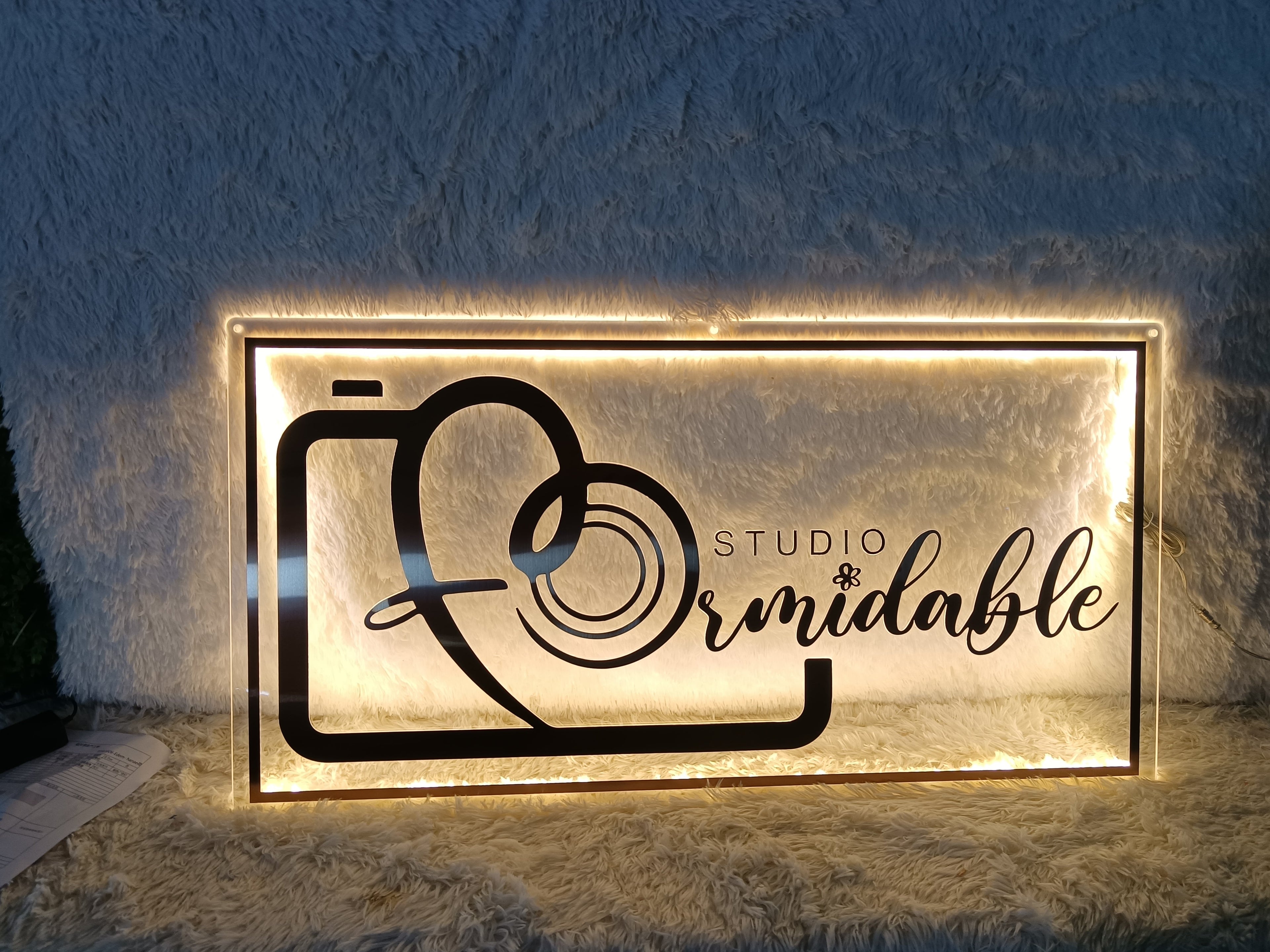 Custom LED Backlit Sign